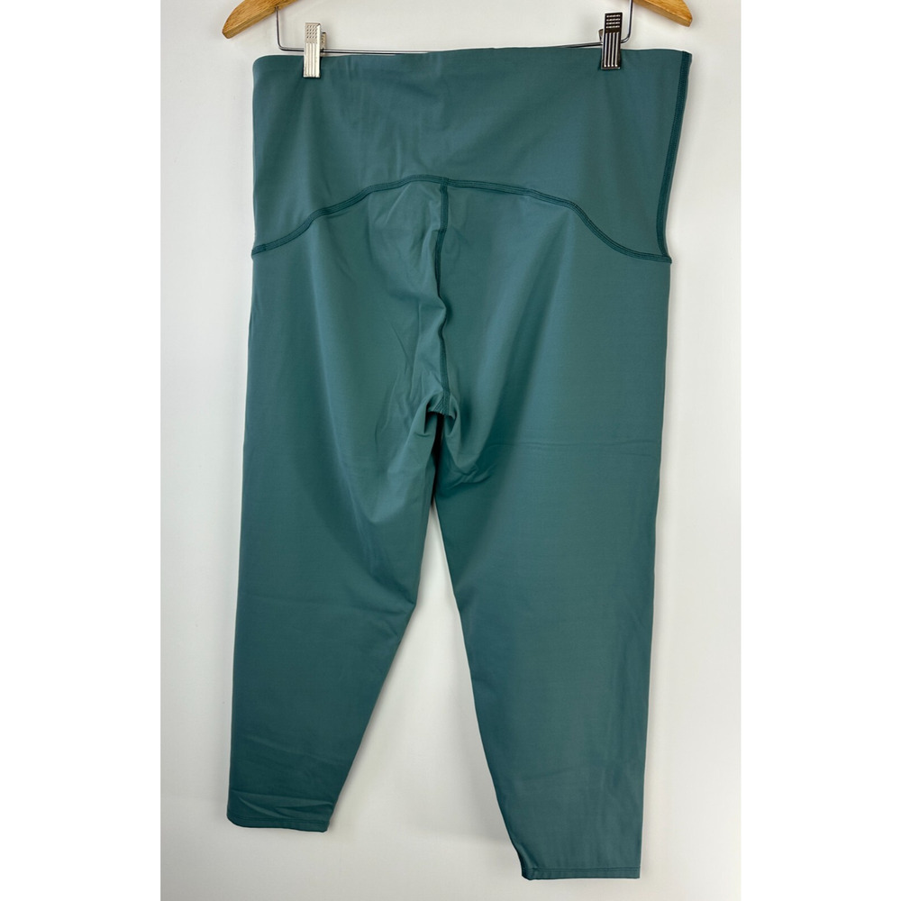 ✨2/$20 Spanx SPANXshape Booty Boost 7/8 Leggings Green Stretch Plus Size 2X - Picture 9 of 9